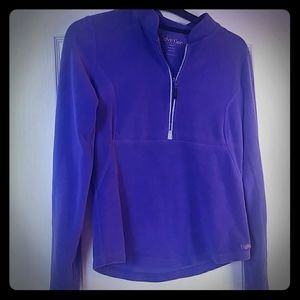 Calvin Klien quarter zip purple fleece